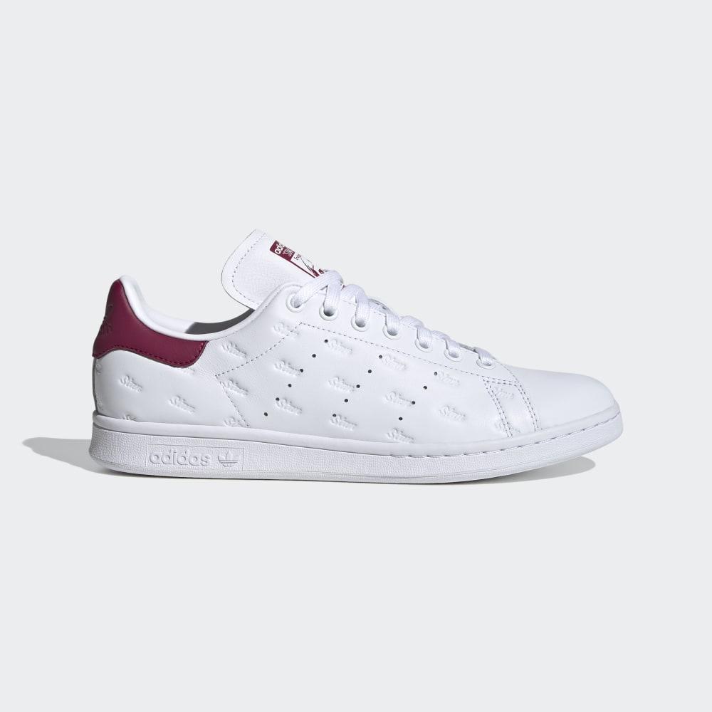 Originals Adidas Stan Smith Barbati Romania - Albi/Visinii EF5005